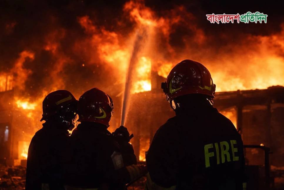 Two workers burnt to death in Badda factory blaze