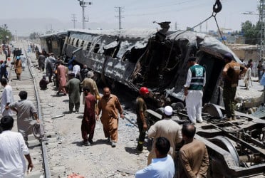 At least 24 killed in Pakistan train blast claimed by separatist militants