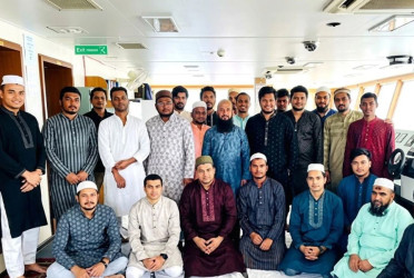 31 sailors of ‘Banglar Joyjatra’ spent Eid on Ship, waiting to return home