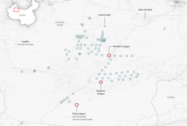 China building launch-pad near nuclear missile silos