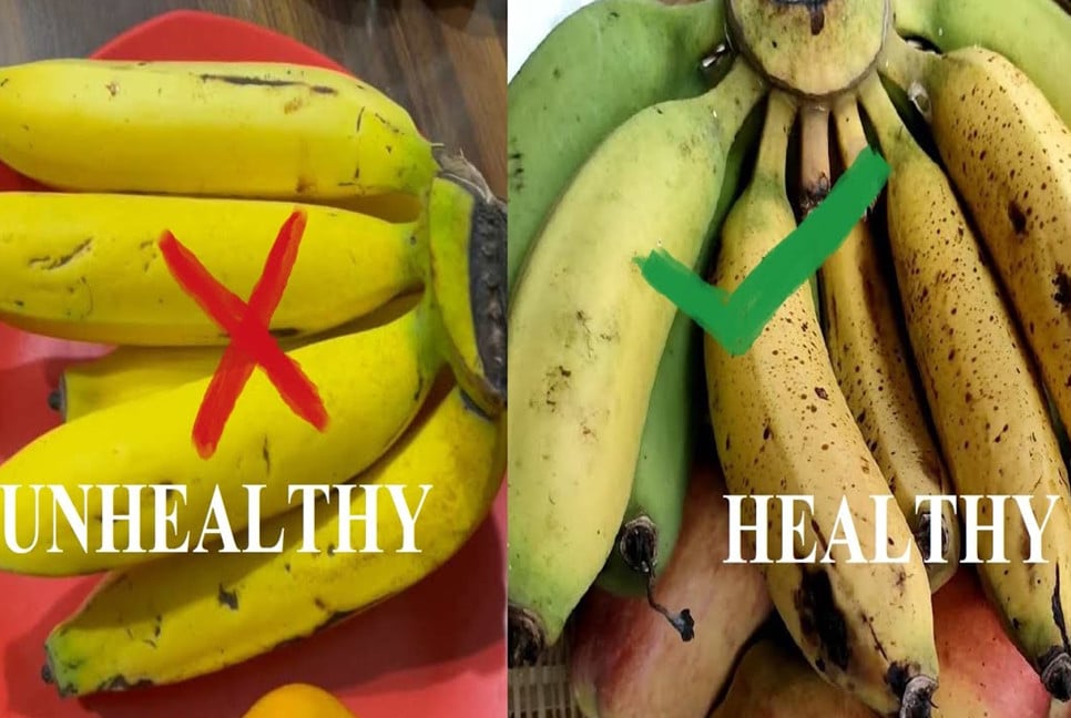 How to spot chemically ripened bananas