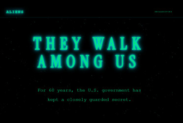 US launches website for ‘Aliens’, says ‘they walk among us’