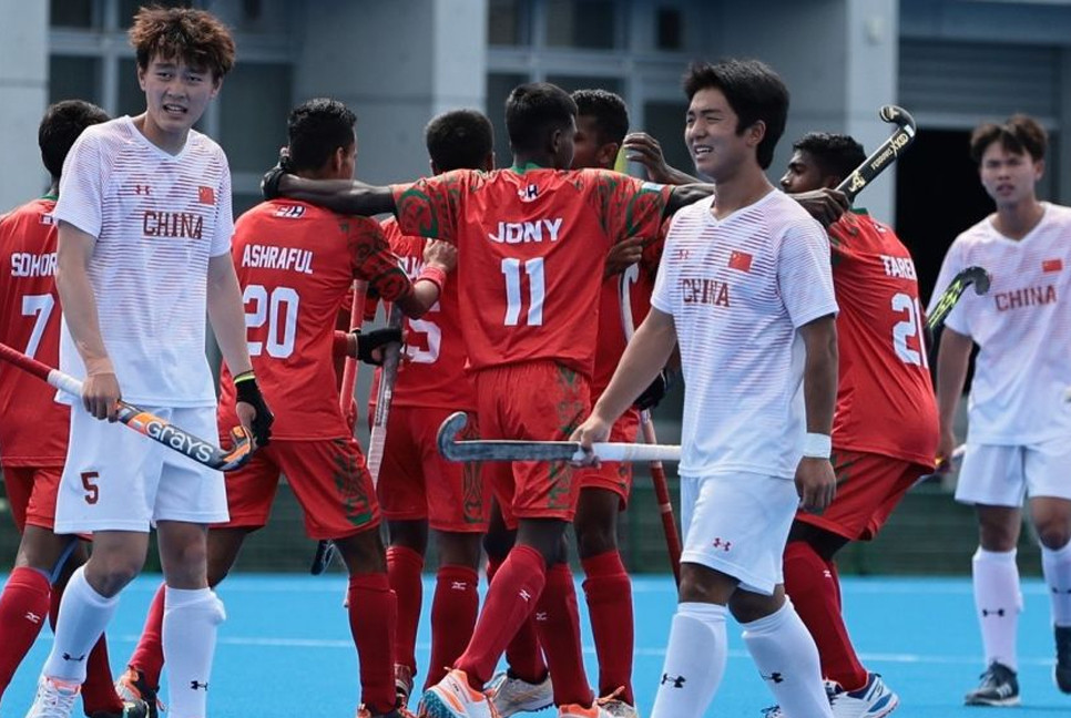 Bangladesh slip to 3-2 defeat against China
