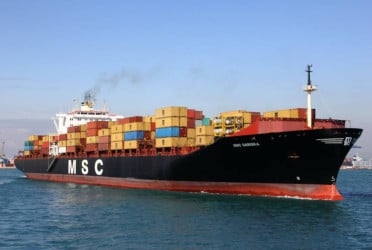 IRGC Navy strikes US-Israeli cargo ship MSC Sariska