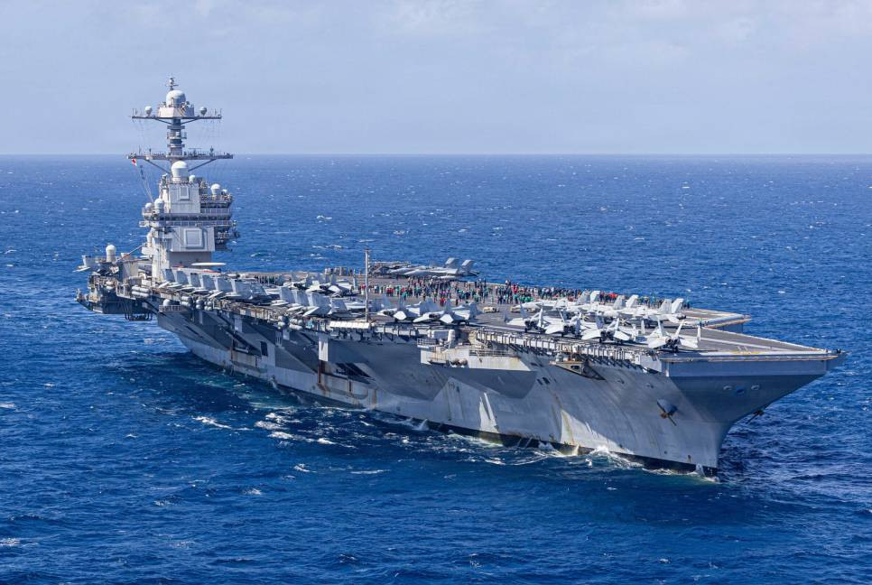 Fire aboard USS Gerald Ford caused major damage