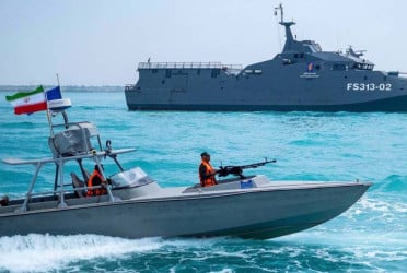 US naval vessels exit Sea of Oman following Iranian action