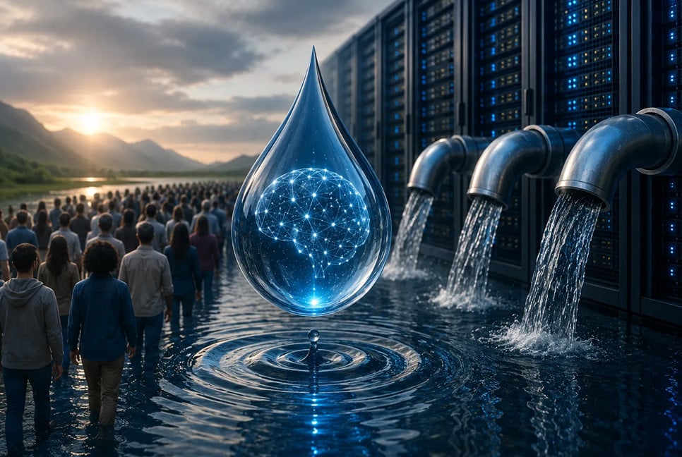 AI could consume water needed by 1.3 billion people, UN warns