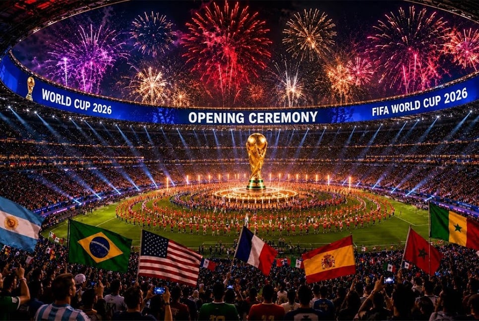 Three countries, three ceremonies: world cup set for historic opening