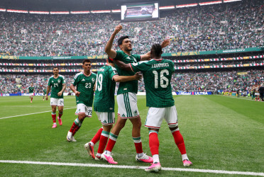 Mexico get World Cup party started with win as South Africa see red