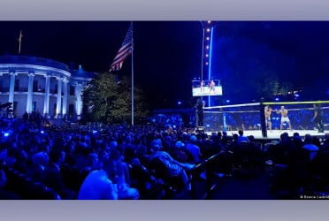 Trump hosts White House cage fights to mark 80th birthday
