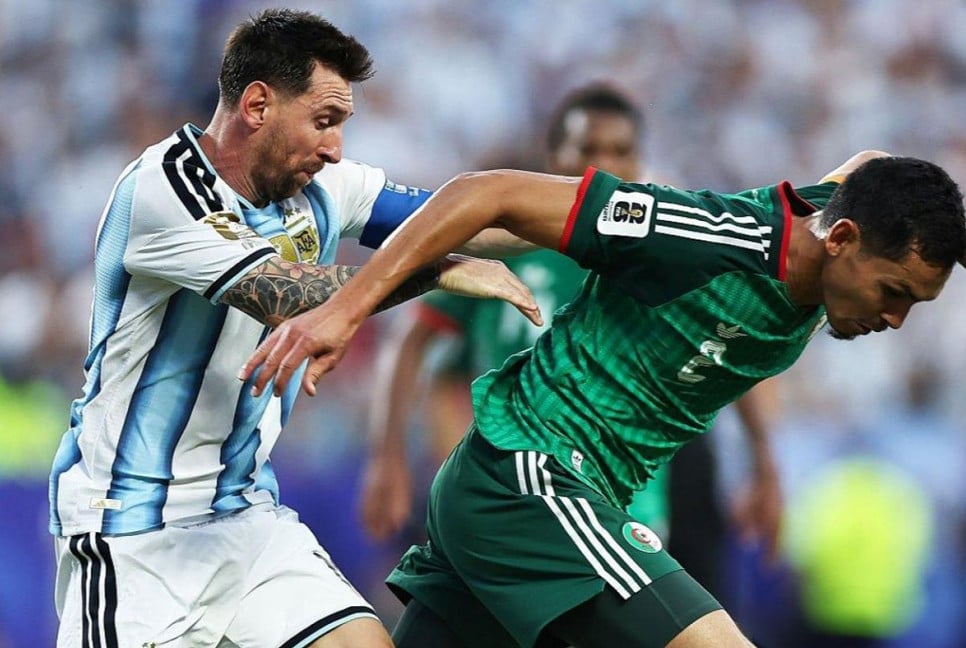 Messi’s clash with Algeria captain sparks ‘100% a red card’ debate