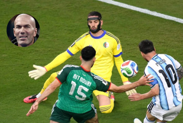 Zidane left speechless after Messi’s masterclass against his son