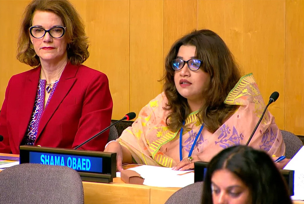 Shama calls for strong global action on Rohingya repatriation