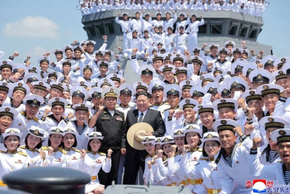 Pyongyang unveils largest warship in major naval buildup