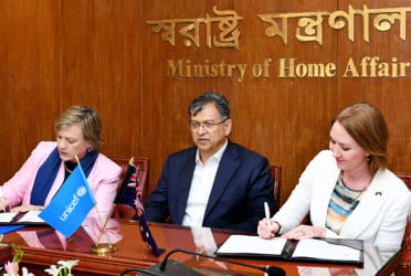 Humanitarian aid deal for Rohingya, host communities signed