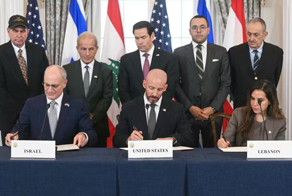 Lebanon, Israel, US sign trilateral framework agreement in Washington