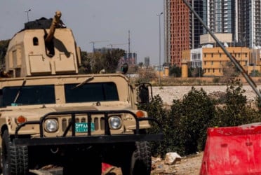 Iraqi forces deployed in Baghdad’s Green Zone