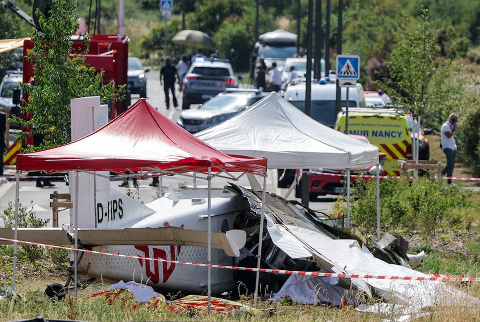 Eleven people killed in plane crash in northeastern France