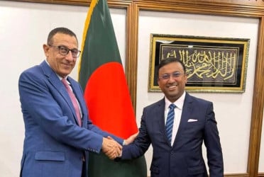 Palestinian Ambassador calls on PM's Foreign Affairs Advisor
