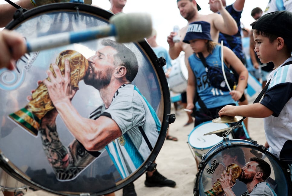 Messi makes his Miami homecoming with Argentina